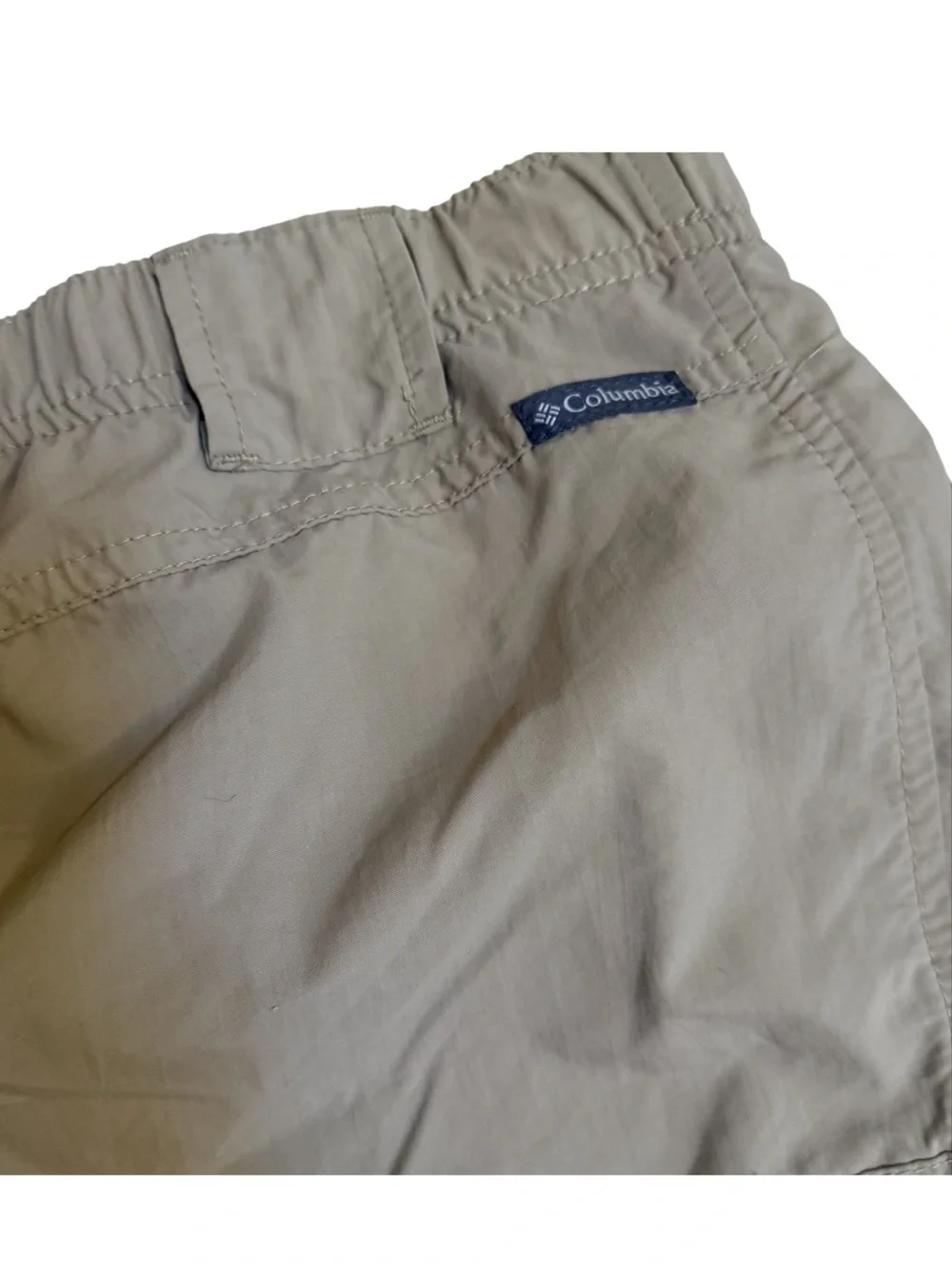 Men's Colombia Olive Casual Elastic Waist Shorts